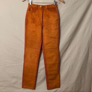 Vintage Absolute Paris Orange High Waisted Orange Pants